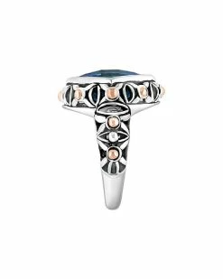 Effy Fine Jewelry 8.17 Ct. Tw. Blue Topaz Statement Ring Women 5 Effy Fine Jewelry 8.17 Ct. Tw. Blue Topaz Statement Ring Women -Effy Fine Jewelry Sales 6030525028 RLLD 3