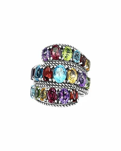 Effy Fine Jewelry Silver 10.80 Ct. Tw. Gemstone Statement Ring Women 2 Effy Fine Jewelry Silver 10.80 Ct. Tw. Gemstone Statement Ring Women - Image 2