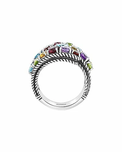 Effy Fine Jewelry Silver 10.80 Ct. Tw. Gemstone Statement Ring Women 3 Effy Fine Jewelry Silver 10.80 Ct. Tw. Gemstone Statement Ring Women - Image 3