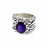 Effy Fine Jewelry Silver 4.20 Ct. Tw. Amethyst Statement Ring Women