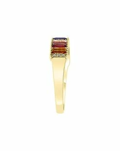 Effy Fine Jewelry 14K 1.16 Ct. Tw. Diamond & Gemstone Statement Ring Women -Effy Fine Jewelry Sales 6030525039 RLLD 3