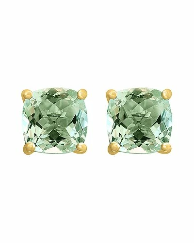 Effy Fine Jewelry 14K 4.25 Ct. Tw. Diamond & Green Amethyst Statement Earrings Women 1 Effy Fine Jewelry 14K 4.25 Ct. Tw. Diamond & Green Amethyst Statement Earrings Women