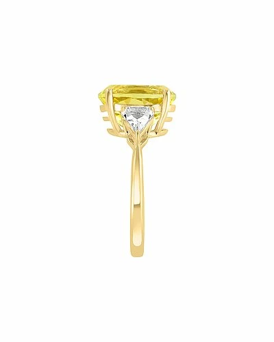 Effy Fine Jewelry 14K 5.55 Ct. Tw. Lemon Quartz Statement Ring Women 3 Effy Fine Jewelry 14K 5.55 Ct. Tw. Lemon Quartz Statement Ring Women - Image 3