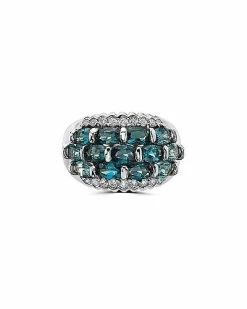 Effy Fine Jewelry 14K 4.12 Ct. Tw. London Blue Topaz Statement Ring Women
