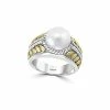 Effy Fine Jewelry Effy Silver 10mm Pearl Ring Women