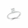 Effy Fine Jewelry Effy 14K 1.35 Ct. Tw. Diamond & White Sapphire Ring Women