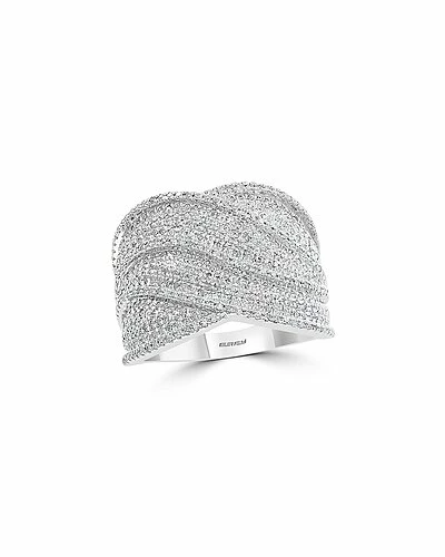 Effy Fine Jewelry Effy Silver 0.97 Ct. Tw. Diamond Ring Women 1 Effy Fine Jewelry Effy Silver 0.97 Ct. Tw. Diamond Ring Women