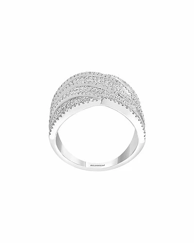 Effy Fine Jewelry Effy Silver 0.97 Ct. Tw. Diamond Ring Women 3 Effy Fine Jewelry Effy Silver 0.97 Ct. Tw. Diamond Ring Women - Image 3