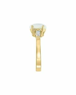 Effy Fine Jewelry Effy 14K 1.06 Ct. Tw. Diamond & Opal Ring Women -Effy Fine Jewelry Sales 6030655962 RLLD 3