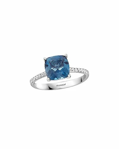 Effy Fine Jewelry 14K 2.63 Ct. Tw. Diamond & London Blue Topaz Ring Women 2 Effy Fine Jewelry 14K 2.63 Ct. Tw. Diamond & London Blue Topaz Ring Women - Image 2