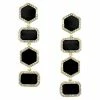 Effy Fine Jewelry Effy 14K 3.82 Ct. Tw. Diamond & Onyx Earrings Women
