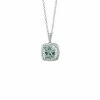 Effy Fine Jewelry 14K 4.38 Ct. Tw. Diamond & Aquamarine Pendant Necklace Women