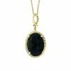 Effy Fine Jewelry Effy 14K 7.00 Ct. Tw. Diamond & Onyx Pendant Necklace Women