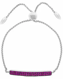 Effy Fine Jewelry Silver 1.11 Ct. Tw. Ruby Bracelet Women