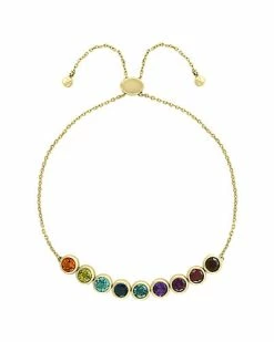 Effy Fine Jewelry Effy 14K 2.55 Ct. Tw. Diamond & Gemstone Bracelet Women