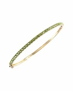 Effy Fine Jewelry 14K 2.40 Ct. Tw. Peridot Bangle Women