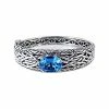Effy Fine Jewelry Silver 11.00 Ct. Tw. Blue Topaz Bangle Bracelet Women
