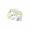 Effy Fine Jewelry Silver & 14K 9mm Pearl Ring Women