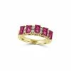 Effy Fine Jewelry 14K 2.10 Ct. Tw. Diamond & Ruby Ring Women