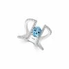 Effy Fine Jewelry 14K 2.05 Ct. Tw. Diamond & Aquamarine Ring Women
