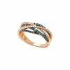 Effy Fine Jewelry Effy 14K Rose Gold 0.72 Ct. Tw. Diamond Half-Eternity Ring Women
