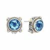 Effy Fine Jewelry Effy Silver 8.35 Ct. Tw. Blue Topaz Earrings Women
