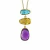 Effy Fine Jewelry 14K 6.22 Ct. Tw. Gemstone Pendant Women