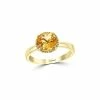 Effy Fine Jewelry 14K 1.86 Ct. Tw. Diamond & Citrine Ring Women