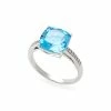 Effy Fine Jewelry 14K 4.94 Ct. Tw. Diamond & Blue Topaz Ring Women