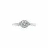 Effy Fine Jewelry Silver 0.16 Ct. Tw. Diamond Ring Women