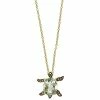 Effy Fine Jewelry Effy 14K 2.23 Ct. Tw. Diamond & Green Amethyst Necklace Women