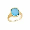 Effy Fine Jewelry 14K 6.60 Ct. Tw. Blue Topaz Ring Women