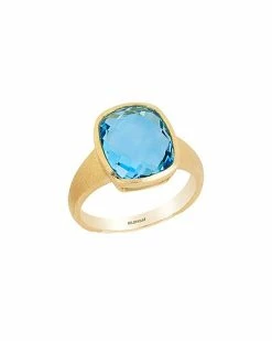 Effy Fine Jewelry 14K 6.60 Ct. Tw. Blue Topaz Ring Women