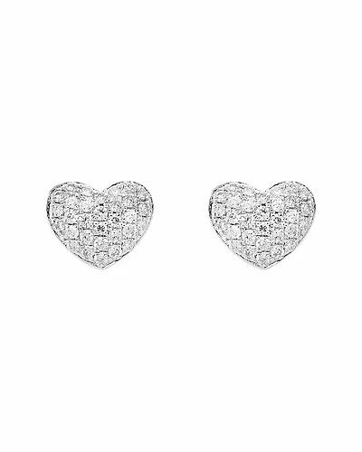 Effy Fine Jewelry Silver 0.18 Ct. Tw. Diamond Earrings Women 2 Effy Fine Jewelry Silver 0.18 Ct. Tw. Diamond Earrings Women - Image 2