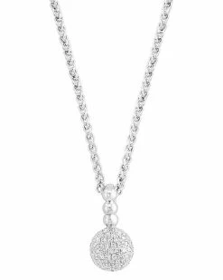 Effy Fine Jewelry Effy Silver 0.21 Ct. Tw. Diamond Necklace Women