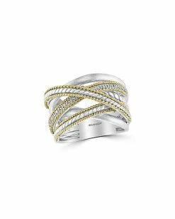 Effy Fine Jewelry Effy Silver Diamond Ring Women