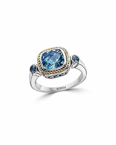 Effy Fine Jewelry Effy Silver 4.00 Ct. Tw. Blue Topaz Ring Women 1 Effy Fine Jewelry Effy Silver 4.00 Ct. Tw. Blue Topaz Ring Women