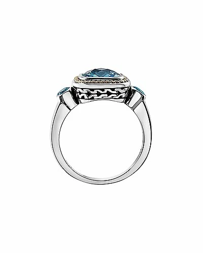 Effy Fine Jewelry Effy Silver 4.00 Ct. Tw. Blue Topaz Ring Women 2 Effy Fine Jewelry Effy Silver 4.00 Ct. Tw. Blue Topaz Ring Women - Image 2