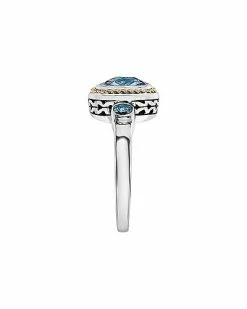 Effy Fine Jewelry Effy Silver 4.00 Ct. Tw. Blue Topaz Ring Women 7 Effy Fine Jewelry Effy Silver 4.00 Ct. Tw. Blue Topaz Ring Women -Effy Fine Jewelry Sales 6030964177 RLLD 3