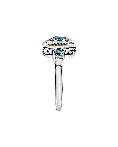 Effy Fine Jewelry Effy Silver 4.00 Ct. Tw. Blue Topaz Ring Women 3 Effy Fine Jewelry Effy Silver 4.00 Ct. Tw. Blue Topaz Ring Women - Image 3